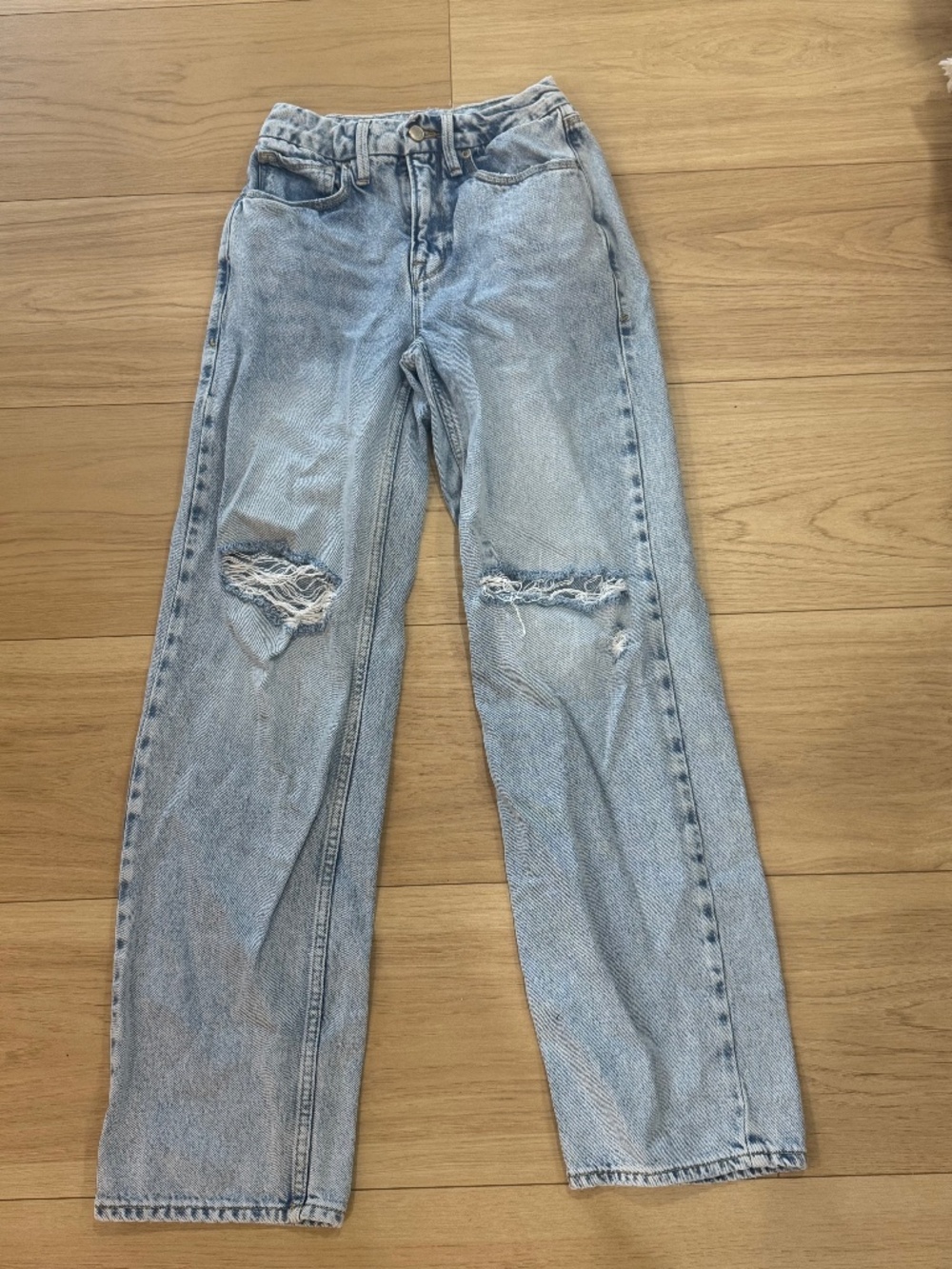 Good American wide leg jeans